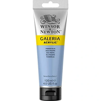 Abbildung von Winsor &amp; Newton 2131446 Galeria Acrylfarbe, hohe Pigmentierung, lichtecht, buttrige Konsistenz, 120 ml Tube Puderblau