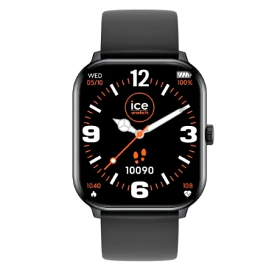 Abbildung von ICE Watch smart Black Schwarze Smartwatch für Herren/Unisex mit Silikonarmband 021409 (1,85&quot;)
