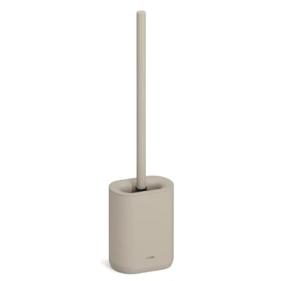 Abbildung von stardis Pure WC Bürste Toilettenbürste matt Silikon Klobürste kompakt antibakteriell Bürstengarnitur beige