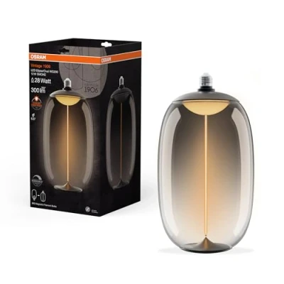 Abbildung von OSRAM LED Big Elipse Oval E27 12W 818 Filament smoke dim