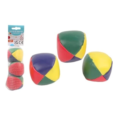 Abbildung von FLYPOP&#039;S Jonglierbälle Zirkus 045852 Mehrfarbig Geschicklichkeitsspiel Kinderspielzeug Jonglieren Geschenk Unterhaltung Geburtstag 6 cm x Ab Jahren