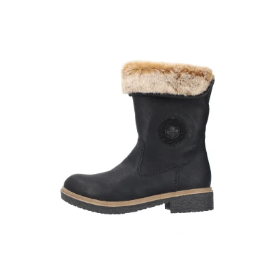 Abbildung von Rieker Snowboot/Winterstiefel, Damen, Größe: 39, Schwarz Schuhe