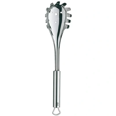 Abbildung von WMF Profi Plus Spaghettilöffel 32 cm, Cromargan Edelstahl teilmattiert, ideal als Nudelzange und Spaghettizange, spülmaschinengeeignet