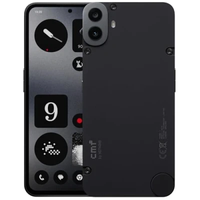 Abbildung von CMF Phone 1 8+128GB Handy ohne vertrag mit 50 MP Sony Kamera auf der Rückseite Ultra XDR, 6,67 Zoll Super AMOLED Display und Nothing OS 2.6 Schwarz