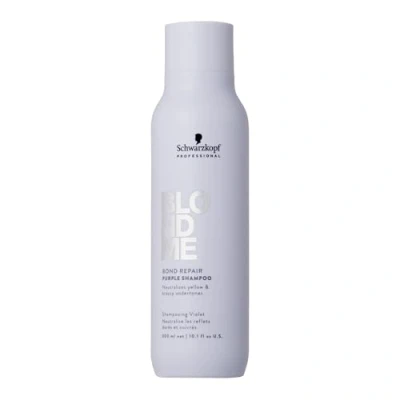 Abbildung von Schwarzkopf Professional BLONDME Bond Repair Purple Shampoo Cool Haarshampoo Neutralisiert Gelbtöne Für Gefärbtes Aufgehelltes Blondiertes Haar Reinigend Und Pflegend 300 ml