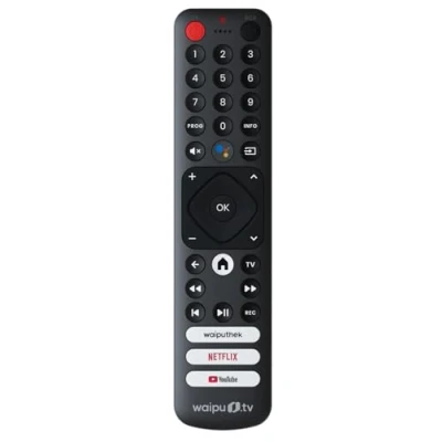 Abbildung von waipu.tv Fernbedienung mit Schnellwahltasten für 4K Stick (Ersatzteil)