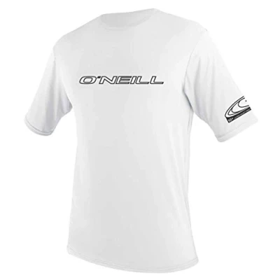 Abbildung von O&#039;Neill Herren Basic Skins S/S Tee Rash Vest, Weiß, S EU