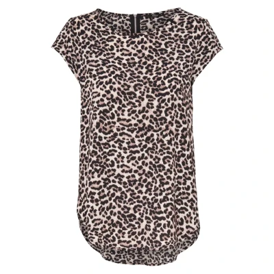 Abbildung von ONLY VIC SS AOP NOOS PTM Bluse, Damen, Größe: 40, Beige