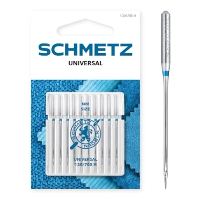 Abbildung von SCHMETZ Nähmaschinennadeln I 10 Universal Nadeln Nadeldicke 70/10 130/705 H auf jeder gängigen Haushaltsnähmaschine einsetzbar