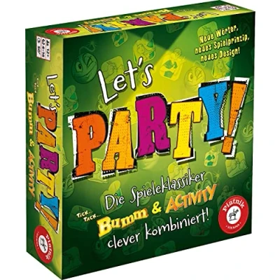 Abbildung von Piatnik 6382 Lets Party Activity und Tick Tack Bumm kombiniert Für Spieleabende mit Freunden Familie Ab 12 Jahren 4 bis zu 16 Spieler