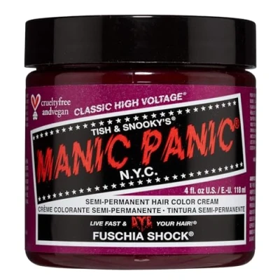 Abbildung von Manic Panic Cotton Candy Classic Creme, Vegan, Cruelty Free, Semi permanente rosa Haarfarbe, 1 x 118 ml