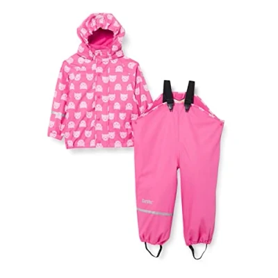 Abbildung von CareTec Unisex Kinder Rain Suit Pu W. Fleece Regenmantel, Pink (546), 98 EU