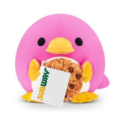 Abbildung von Snackles 77605N, Platypus (Subway, Cookie), Bunny, Series 2, großes Plüschspielzeug, Small (20 cm)