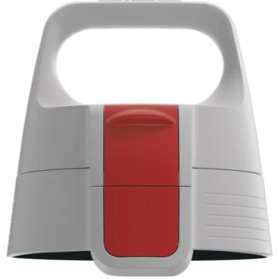 Abbildung von SIGG WMB ONE Top 2 Grey Red Verschluss (One Size), Ersatzteil Trinkflasche, einhändig bedienbarer &amp; auslaufsicherer