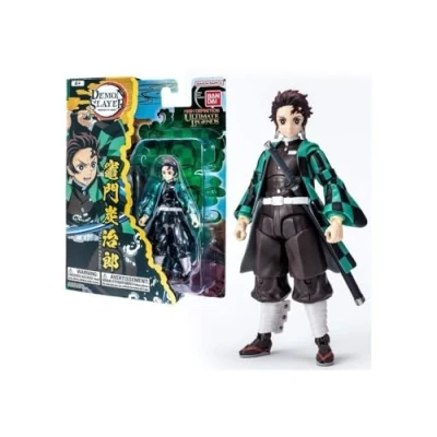 Abbildung von BANDAI Ultimate Legends HD Demon Slayer Actionfigur 12 cm Tanjiro Kamado Offizielle Lizenz Gelenkige Figur Spielzeug für Kinder ab 4 Jahren VE88961