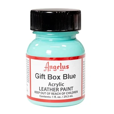 Abbildung von Angelus Acryl Lederfarbe, Unisex Erwachsene, 50 1948 A6, Geschenkbox blau, 1 Oz Standard