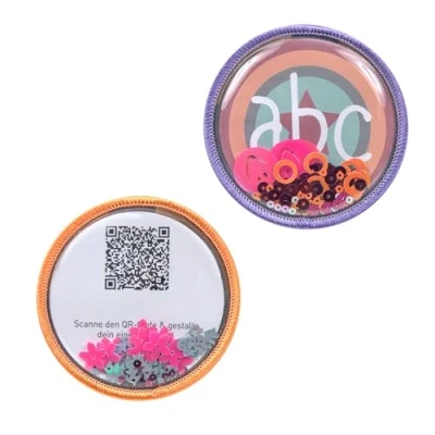 Abbildung von LÄSSIG Anhänger und Patches Set (2 Stk.) mit Druckknopf/School lavender/peach