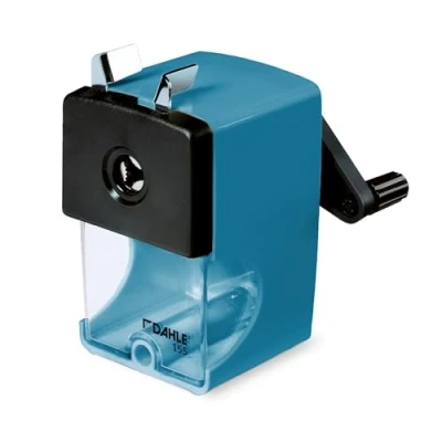 Abbildung von Dahle 00155 17462 Bleistiftspitzmaschine 155 mit Zwinge, 12 mm, bright petrol