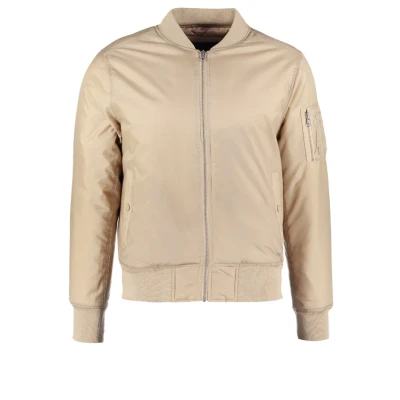 Abbildung von Urban Classics Basic Bomberjacke, Herren, Größe: Small, Beige
