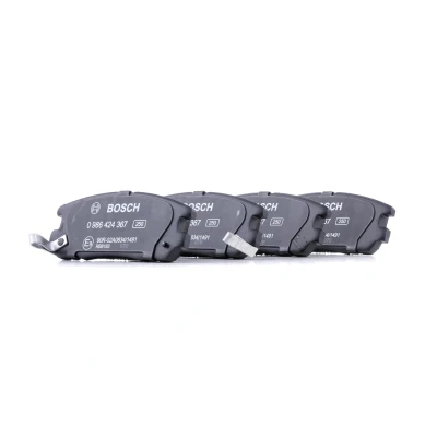 Abbildung von BOSCH 0 986 424 367 Bremsbelagsatz Low Metallic mit akustischer Verschleißwarnung OPEL: Frontera B Off Road, A Sport Road Convertible