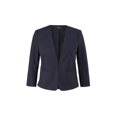 Abbildung von comma Damen 60.2.61.15.152.2127317 Blazer, 5976 blau, 36