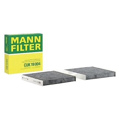 Abbildung von MANN FILTER CUK 19 004 Innenraumfilter Pollenfilter mit Aktivkohle Für PKW