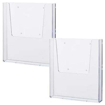 Abbildung von helit H2350202 2 Prospekthalter Wand the help wall DIN A4, Stück, transparent