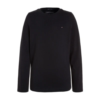 Abbildung von Tommy Hilfiger BOYS Basic Langarmshirt für Kinder, Größe: 74, Sky captain