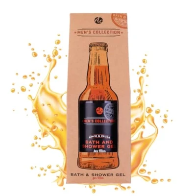 Abbildung von Accentra Duschgel für Männer im Bier Flaschen Design Men&#039;s Collection &quot;BEER FOR HIM&quot; in lustiger Bierflaschen Optik inkl. Geschenkbox, 360ml würziges Herren