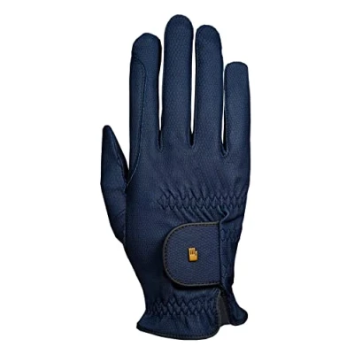 Abbildung von Roeckl Sports Reithandschuh ROECK Grip, Turnier Sommer Handschuh, Marine 8.5