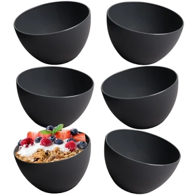 Abbildung von Hausfelder Bowl Müslischalen 6er Set bruchfest 750 ml Dessertschalen Suppenschalen Schüssel und Schalen aus Kunststoff
