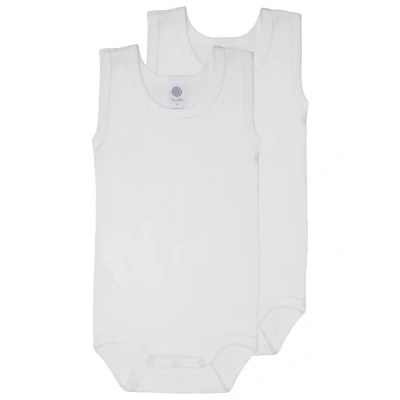 Abbildung von Sanetta Body ohne Arm (Doppelpack) Hochwertiger und nachhaltiger für Babys aus Bio Baumwolle. Inhalt: 2er Set Baby
