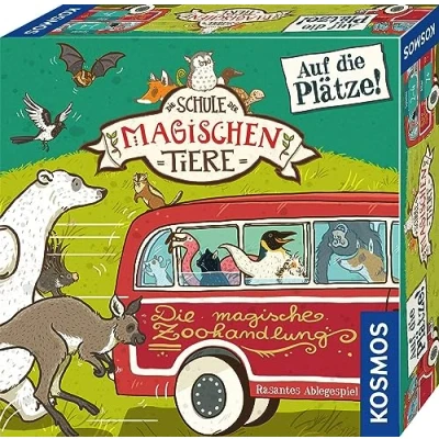 Abbildung von KOSMOS 681005 die Schule der magischen Tiere Auf Plätze, Rasantes Ablege Spiel, lustiges Kinderspiel ab 7 Jahre, Geburtstagsgeschenk, Mitbringsel