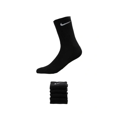 Abbildung von Nike Performance Everyday CUSH CREW 6 PACK Sportsocken, Größe: 42 46, Black/white