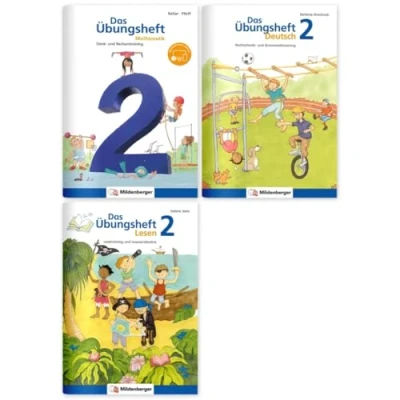 Abbildung von Sicher ins 3. Schuljahr Paket: Rechnen Schreiben Lesen Grammatik · Klasse 2: Wichtige Grundlagen des Stoffs der 2. wiederholen, um gut zu starten.
