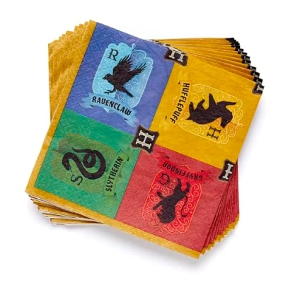 Abbildung von Amscan 9915075 Servietten Harry Potter Hä user 16 Stk. 33 x cm