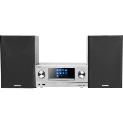 Abbildung von Kenwood M 9000S S Smart Micro Hi Fi System mit Internetradio, DAB+, CD/USB und Audiostreaming, Farbe Silber