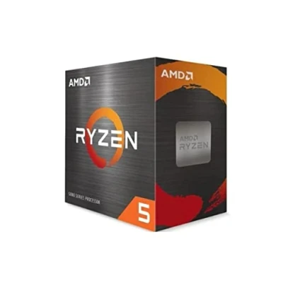 Abbildung von AMD Ryzen 5 5600X Prozessor (6Kerne/12Threads, 65W DTP, AM4 Sockel, 35MB Cache, Bis zu 4.6 GHz Max Boost, Wraith Stealth Kühler)