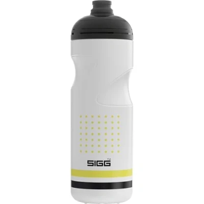 Abbildung von SIGG Fahrrad Trinkflasche Pulsar Quetschbar Spülmaschinenfest Federleicht Auslaufsicher BPA frei 0,75L, White