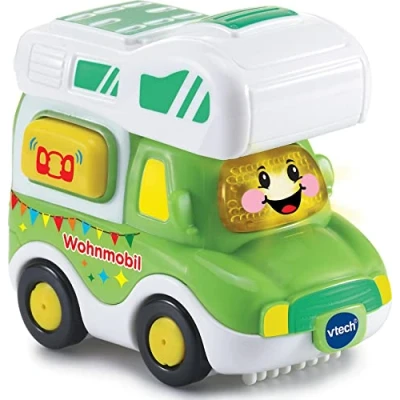 Abbildung von Vtech Tut Baby Flitzer Spielzeugauto mit Musik, Lichttaste, aufregenden Phrasen und Geräuschen für Kinder von 1 bis 5 Jahren, mehrfarbig, deutsch