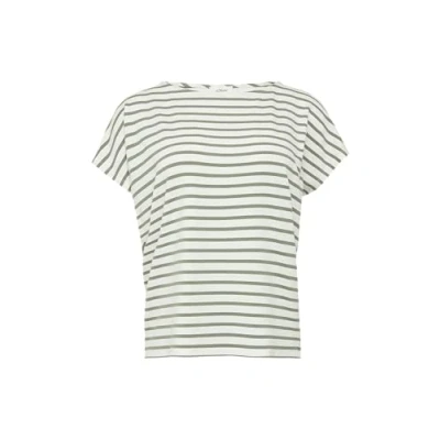 Abbildung von s.Oliver Tshirt print, Damen, Größe: 38, Weiß schilf