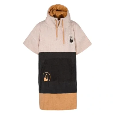 Abbildung von WAVE HAWAII Bade Poncho Soul für Damen &amp; Herren Größe M, 160 190cm 100% Baumwolle Surf Frottee Handtuch Mit Hoher Wasserabsorption Umziehhilfe Strand Erwachsene