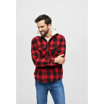 Abbildung von Brandit Lumber Übergangsjacke, Herren, Größe: 3XL, Red black white