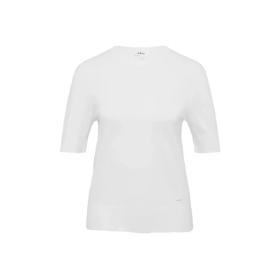 Abbildung von s.Oliver Tshirt basic, Damen, Größe: 34, Creme