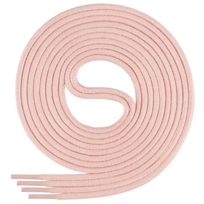 Abbildung von Di Ficchiano gewachste runde Schnürsenkel, Schuhband, Laces, Durchmesser 2 4 mm für Businessschuhe, Anzugschuhe und Lederschuhe Farbe: pink.1302 Länge: 120cm