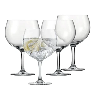 Abbildung von SCHOTT ZWIESEL Gin Tonic Glas Bar Special (4er Set), bauchige Longdrinkgläser für Tonic, spülmaschinenfeste Tritan Kristallgläser, Made in Germany (Art. Nr. 130002)