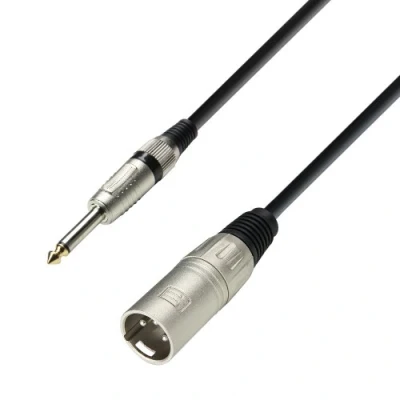 Abbildung von Adam Hall Cables 3 STAR MMP 0600 Mikrofonkabel XLR Female auf Klinke TS 6 m