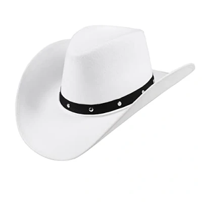 Abbildung von Boland Cowboy Hut Wichita, Filzhut, Sheriff, Wilder Westen, Verkleidung, Kostüm, Karneval, Mottoparty, Weiß