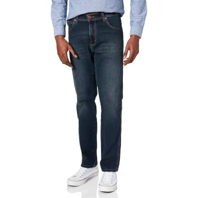 Abbildung von Wrangler Texas Stretch Jeans Straight Leg, Herren, Größe: 32x46, Blue black