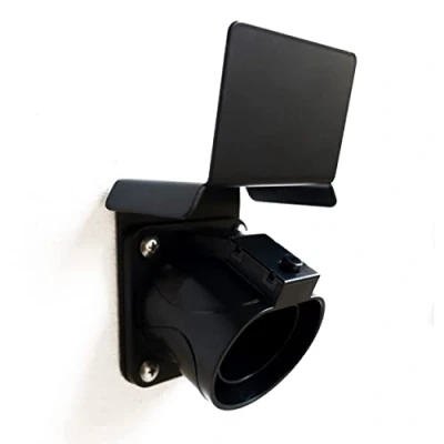 Abbildung von EVify Typ 2 Wandhalterung, Halterung für Ladekabel Widerstandfähige Kabelhalterung aus rostfreiem Stahl Wallbox &amp; Elektroauto